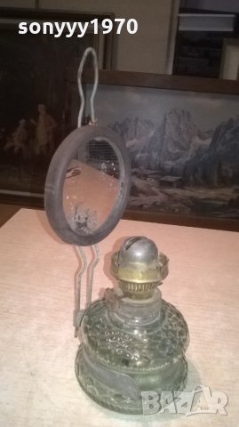 антик-газова лампа-ретро колекция-25х10см, снимка 7 - Колекции - 28057359