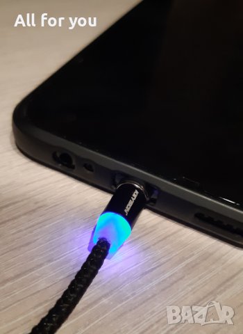 Магнитно зарядно Micro USB, Type-C, IOS Iphone/Айфон, снимка 3 - USB кабели - 38582554