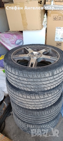 Продавам алуминиеви джанти с гуми и тасове , снимка 7 - Гуми и джанти - 51737530