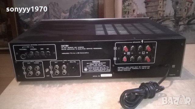 nikko nr-319 stereo receiver-made in japan-внос германия, снимка 11 - Ресийвъри, усилватели, смесителни пултове - 28118987