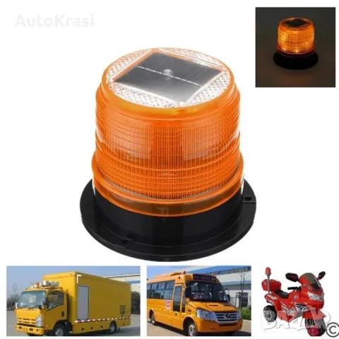 Сигнална лампа / маяк - соларна - 32069, снимка 1