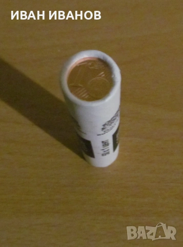 Банков фишек 50 бр. по 1 евроцент 2026 година - UNC, снимка 2 - Нумизматика и бонистика - 53115106