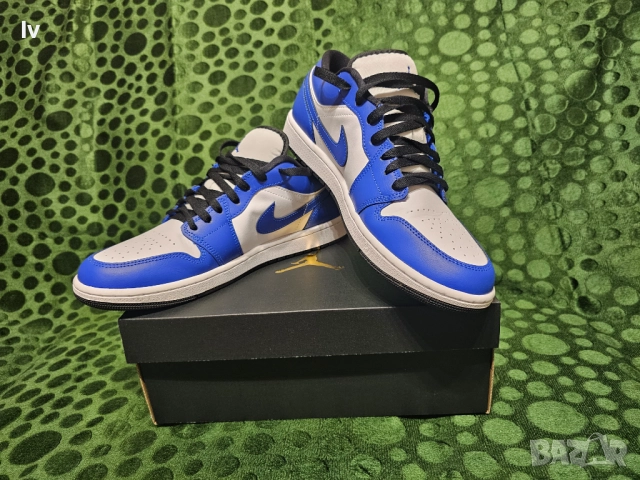 Мъжки кецове Nike Air Jordan 1 Low, снимка 6 - Кецове - 52355764