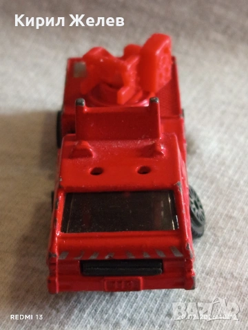 Метална количка ПОЖАРНА за КОЛЕКЦИЯ ДЕКОРАЦИЯ 42787, снимка 2 - Колекции - 53557756