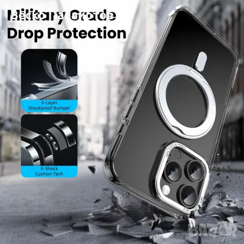 Магнитен калъф за iPhone 16 Pro Max Case Cover 2024 с Mag Safe Case, снимка 2 - Калъфи, кейсове - 49393075