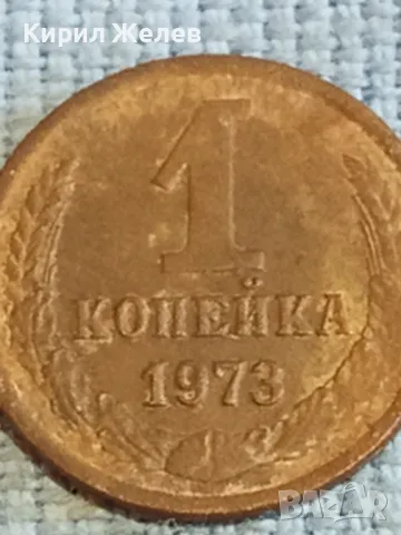 Стара монета 1 копейка 1973г. СССР рядка за КОЛЕКЦИЯ ДЕКОРАЦИЯ 40369, снимка 4 - Нумизматика и бонистика - 48074263