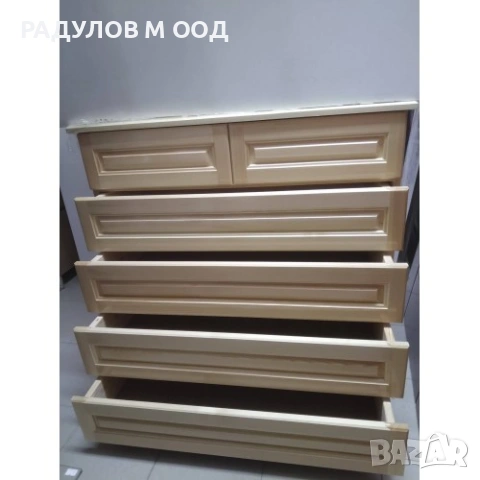 Скрин масив чам 100 × 50 × 100см с 6 чекмеджета, снимка 2 - Скринове - 53518077