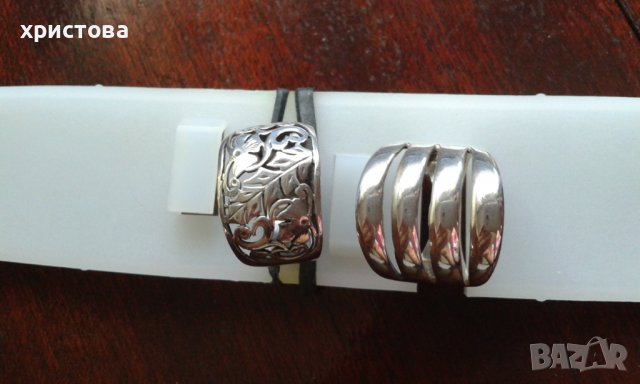 Дам.сребърни пръстени, снимка 4 - Пръстени - 39119504