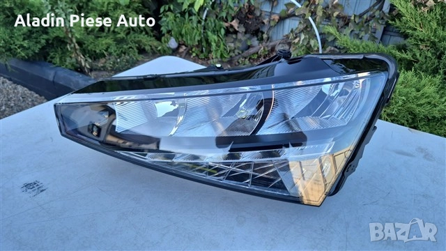 Ляв фар Skoda Scala Led Halogen, година 2019 2020 2021 2022 2023 2024 код 657941018 