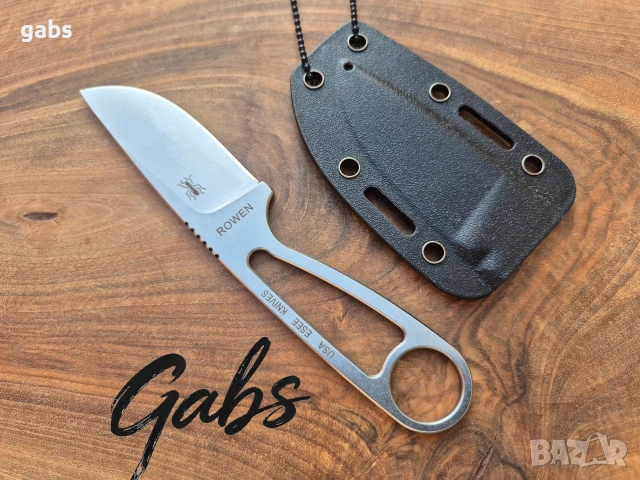 Компактен нож с фиксирано острие ESEE IZULA с кания S35VN, снимка 8 - Ножове - 53536675