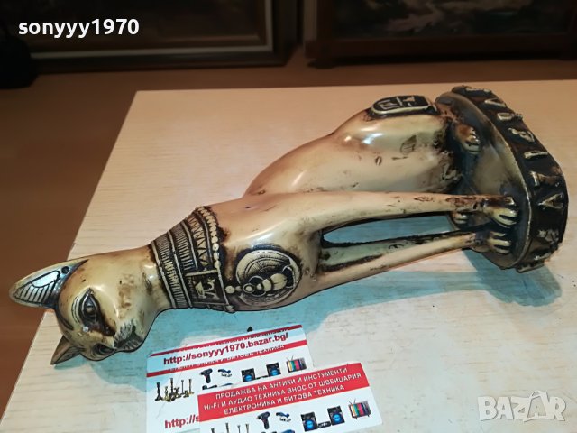 ⭐️КОТКА 30СМ-ВНОС ФРАНЦИЯ 0210221034L, снимка 18 - Антикварни и старинни предмети - 38188632