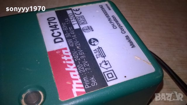 SOLD-ПОРЪЧАНО-makita dc1470 battery charger-внос швеицария, снимка 8 - Винтоверти - 26496498