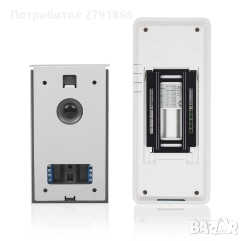 Видеодомофон Smartwares DIC-22112 с LCD монитор кабелен 2-проводен, снимка 8 - Други - 51845023