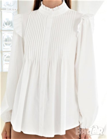 Дамска риза, Елегантна дамска риза, Ефектна дамска риза, снимка 1 - Блузи с дълъг ръкав и пуловери - 43244249