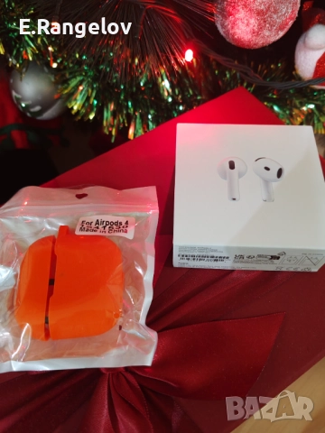 Apple AirPods 4+кейс -нови/неразпечатвани