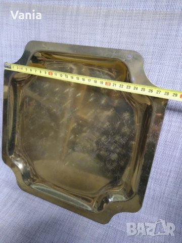 Поднос от месинг, снимка 6 - Антикварни и старинни предмети - 35140718