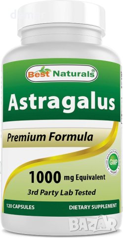 Best Naturals Astragalus капсула, 1000 mg, 120 броя, снимка 1 - Хранителни добавки - 43120972