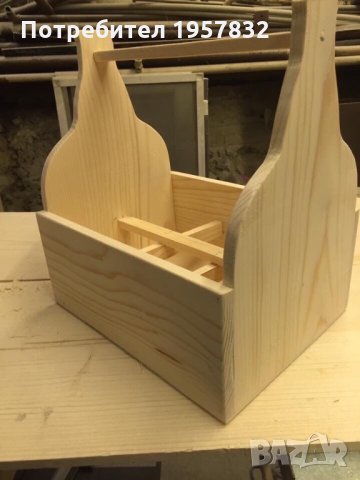 Щайга/кошница за бира(six pack)ръчна изработка, снимка 6 - Други - 26228526