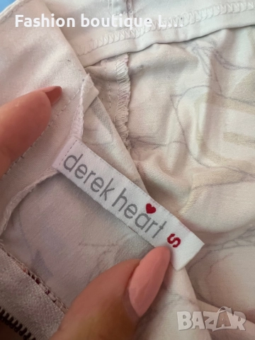 Уникална бяла рокля с флорален мотив на цветя S размер 95% памук с цип на гърба 🤍🌸, снимка 7 - Рокли - 51808989