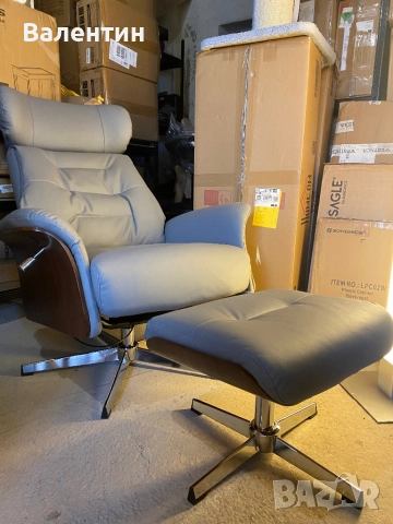 Релакс кресло с опция сън и поставка за крака, снимка 8 - Дивани и мека мебел - 52432345