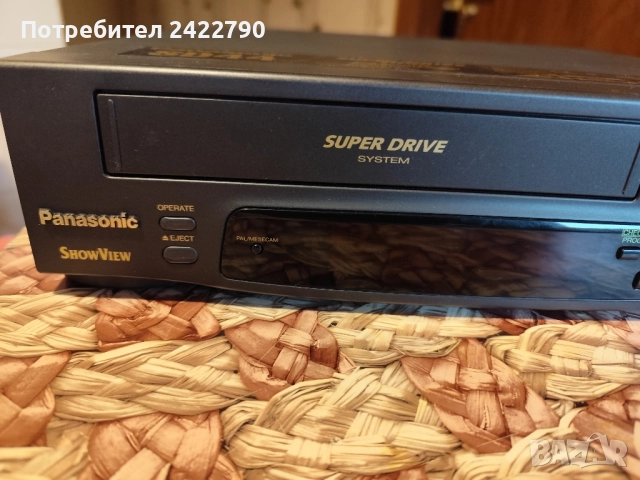 Видео Панасоник VHS , снимка 3 - Плейъри, домашно кино, прожектори - 52431920