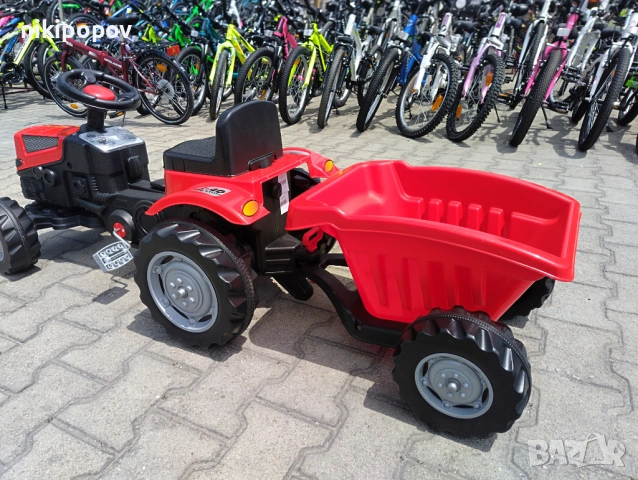 PILSAN Трактор с ремарке PLS-40 червен, снимка 6 - Детски велосипеди, триколки и коли - 53564692