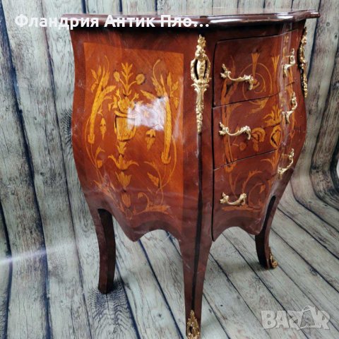 Скрин с интарзия , снимка 5 - Скринове - 43311753