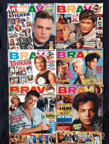 Голяма Колекция Стари Немски Списания BRAVO / POPCORN / 175 Броя / 1990 - 1994 год., снимка 4 - Списания и комикси - 52263367