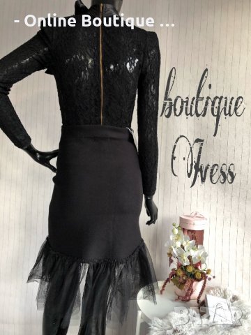 Дамска пола с тюл КОД 7, снимка 6 - Поли - 27286424