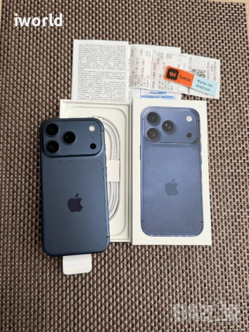 НОВ❗️ 24м Гаранция❗️ iPhone 17 Pro ❗️Лизинг от 43Е/мес ❗️ 256GB deep Blue 
