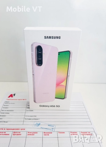НОВ! Samsung Galaxy A56 5G 128GB Olive / Pink / Gray 2г.ГАРАНЦИЯ!, снимка 4 - Samsung - 52854425