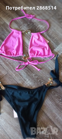Атрактивен модел бански от три части, размер М , снимка 6 - Бански костюми - 44909091