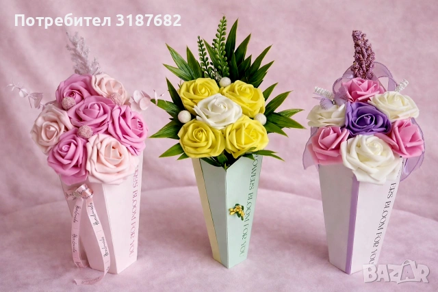 Букети от фоам рози! 