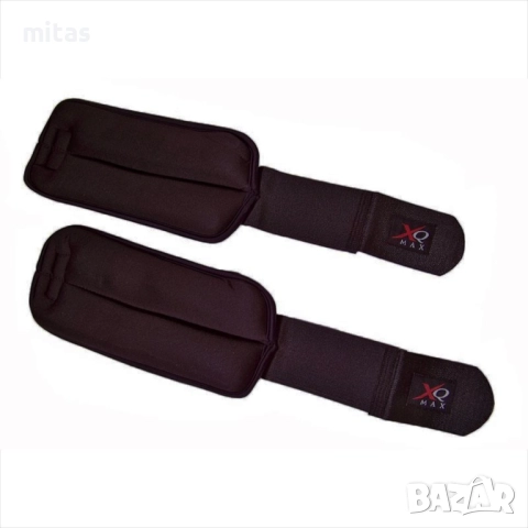 XQ Max, Фитнес уред, Тежести за ръка или крак 2 x 1.0кг, Черни, снимка 3 - Фитнес уреди - 32506093