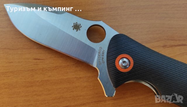 Сгъваем нож Spyderco Carey Rubicon C187 , снимка 3 - Ножове - 23885593