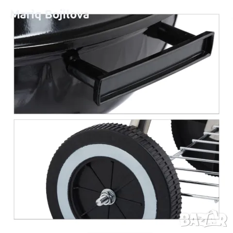 Сферично барбекю Kugel Grill, снимка 2 - Барбекюта - 48899198