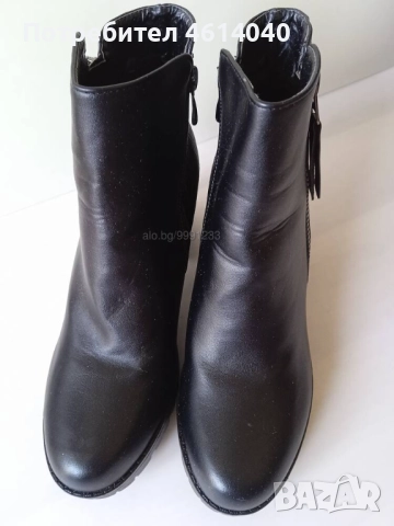Обувки Боти на ток 7 см размер 37, снимка 7 - Дамски боти - 52513769