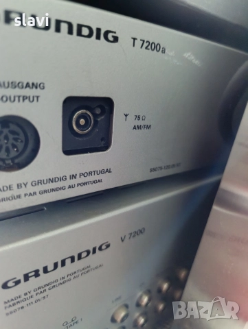 Сет GRUNDING V-7200 T -7200 , снимка 6 - Ресийвъри, усилватели, смесителни пултове - 52858905