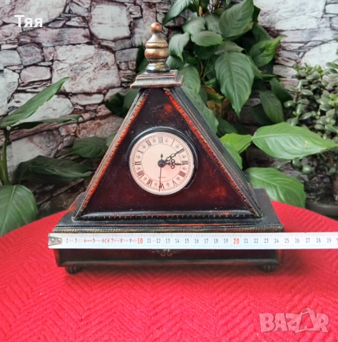 Винтидж дървен часовник , снимка 7 - Антикварни и старинни предмети - 52868853