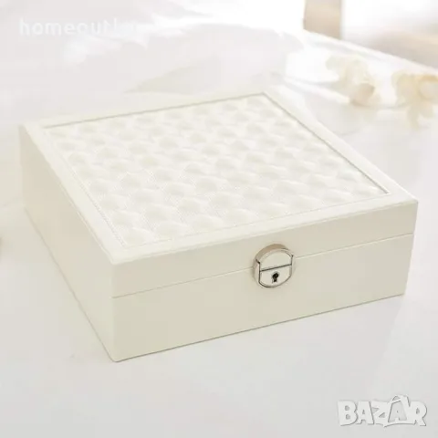Кутия за бижута WHITE-DE-FBA (X000WJ5381), снимка 2 - Други - 47631574