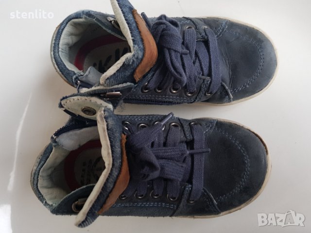 Детски кецове естествена кожа номер 25, снимка 17 - Детски маратонки - 28419150