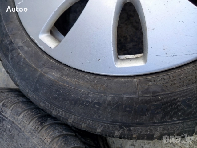 Джанти с гуми за Ауди 5х112 с зимни гуми , снимка 3 - Гуми и джанти - 52659302