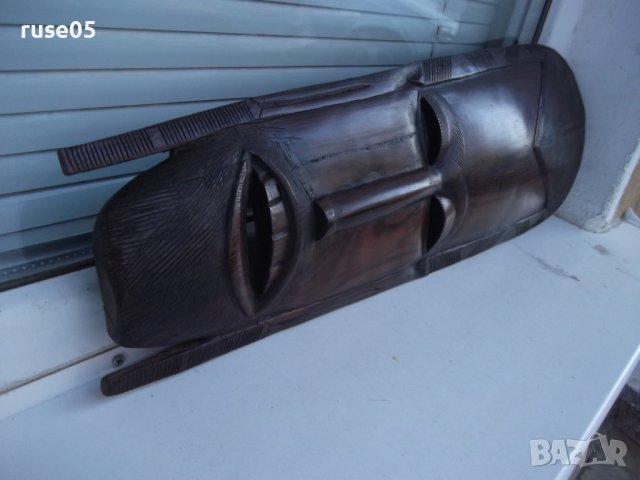 Маска африканска дървена, снимка 7 - Други ценни предмети - 38485670