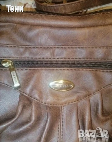 BAC STREET Нова Дамска Чанта Изцяло от Естествена Кожа, снимка 4 - Чанти - 51252426