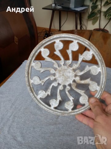 Стара метална декорация, снимка 4 - Антикварни и старинни предмети - 27710468