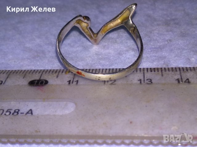 МАРКОВ СРЕБЪРЕН АРТ НУВО СТИЛ ПРЪСТЕН ВИСОКА ПРОБА СРЕБРО ДИЗАЙНЕРСКИ МОДЕЛ РЪЧНА РАБОТА 40912, снимка 13 - Пръстени - 43226328