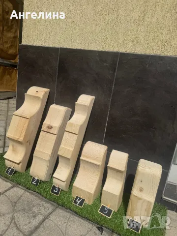 Дървени капители и конзолки за навеси и барбекюта , снимка 2 - Строителни материали - 34336231