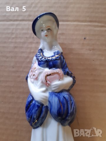 Стара голяма порцеланова фигура , статуетка . Порцелан, снимка 6 - Колекции - 40724577