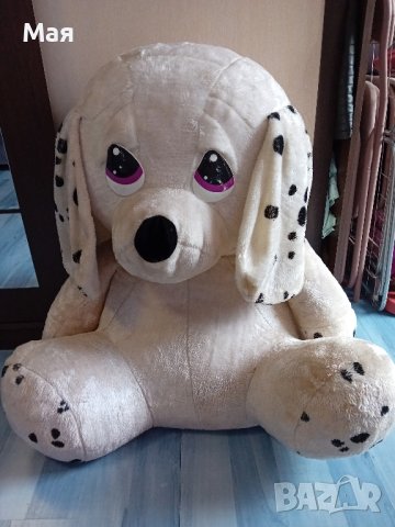 Голямо, плюшено куче, 85 см, снимка 5 - Плюшени играчки - 43295088