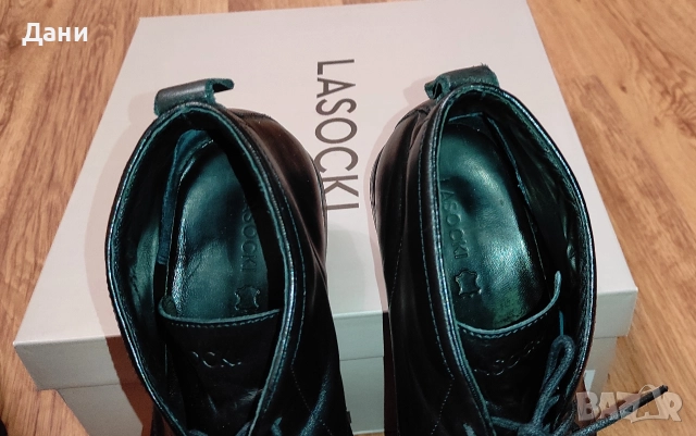 Мъжки боти Lasocki No 45 , снимка 4 - Мъжки боти - 52673792